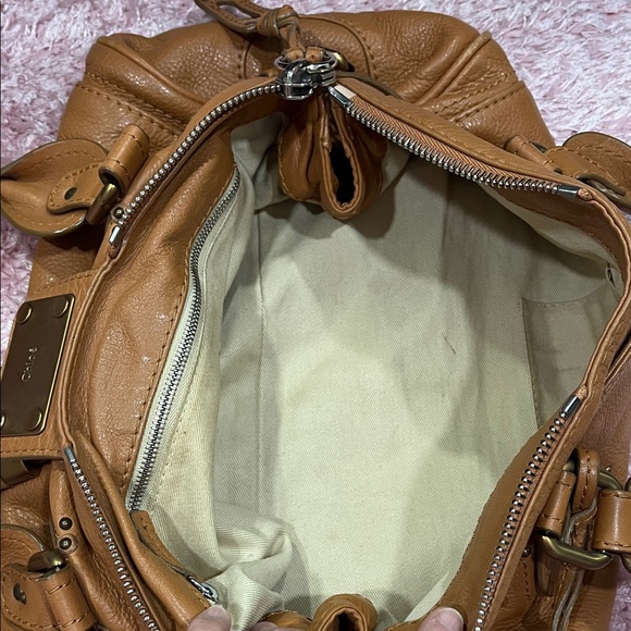 Chloe Paddington Lock Tan Leather Handbag - Picture 4 of 11